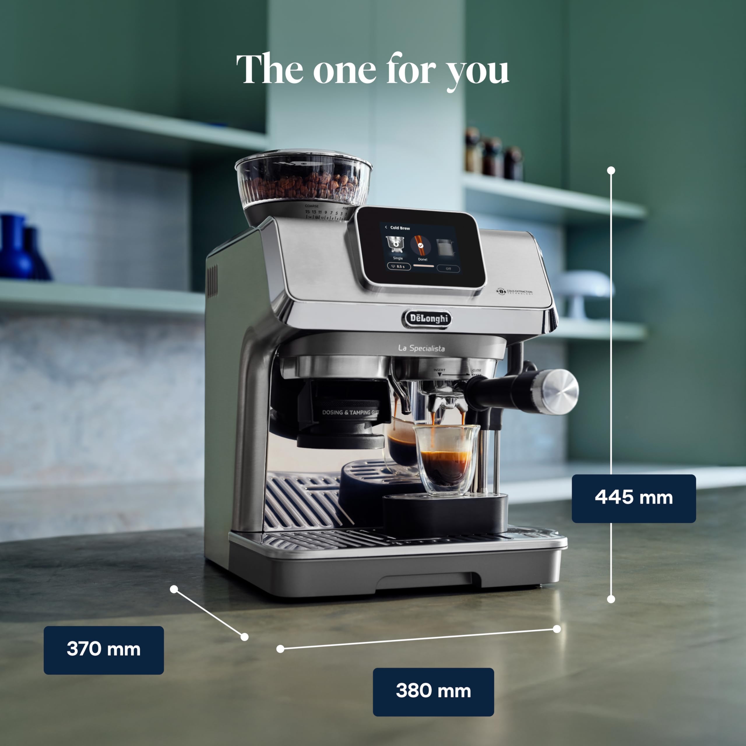 De’Longhi La Specialista Metal EC9155.MB – Barista-Style Pump Espresso & Cappuccino Machine with Sensor Grinder, 1450 W, Metal Black - Image 28