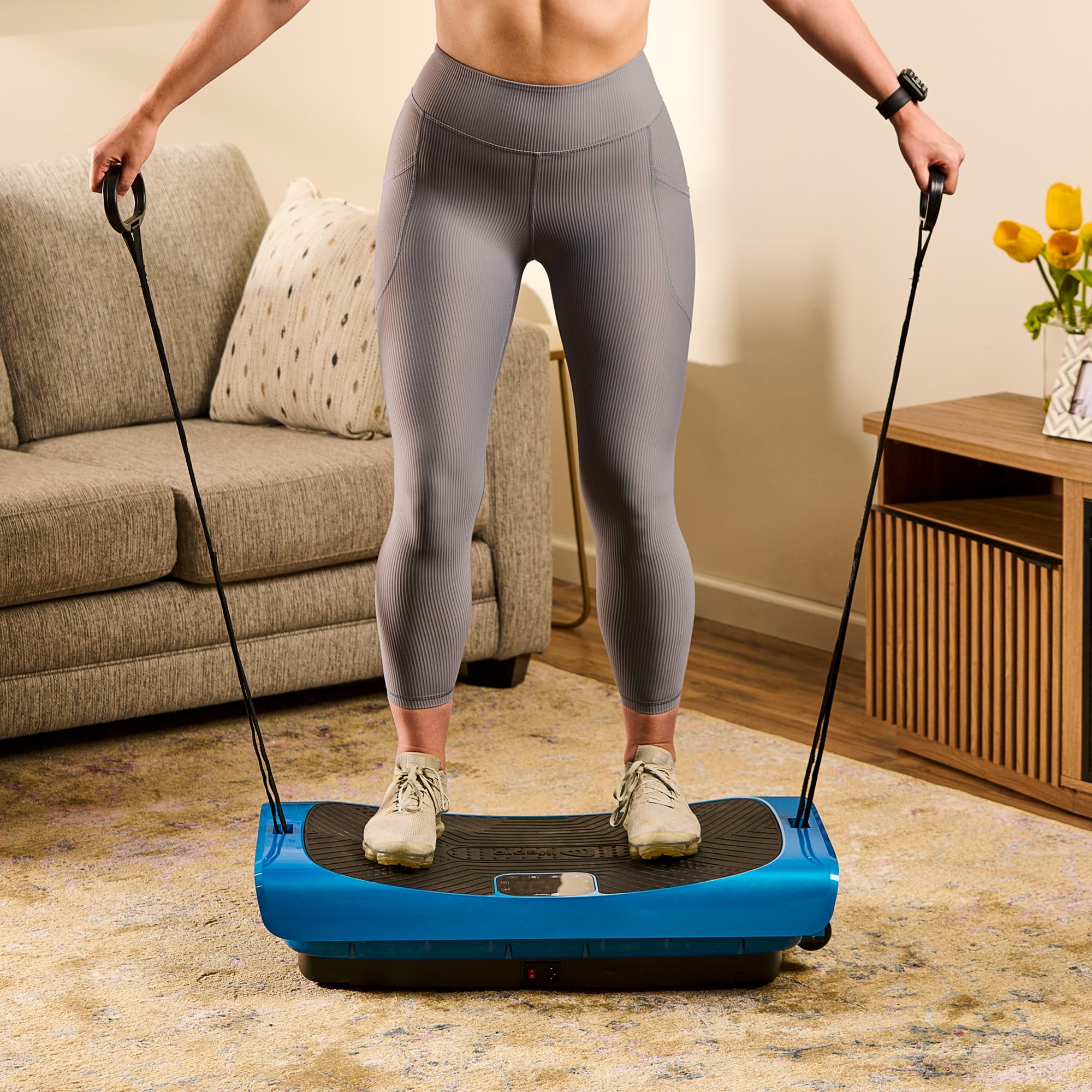 LifePro 4D Vibration Plate Machine – 150 kg Capacity, Silent Triple-Motor 4D Motion for Circulation, Lymphatic Drainage & Body Toning - Image 11