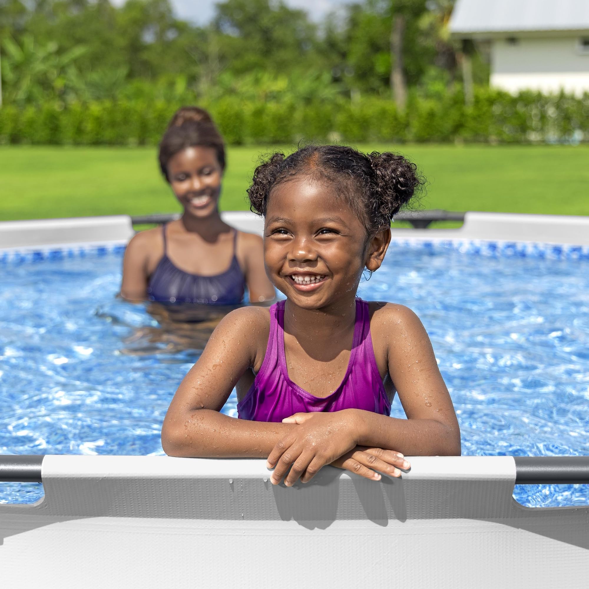 Bestway Steel Pro MAX 12ft (3.66m) x 30in (76cm) Round Above Ground Swimming Pool Set with Filter Pump – 6,473L Capacity – Durable Metal Frame Family Outdoor Pool – Gray - Image 23