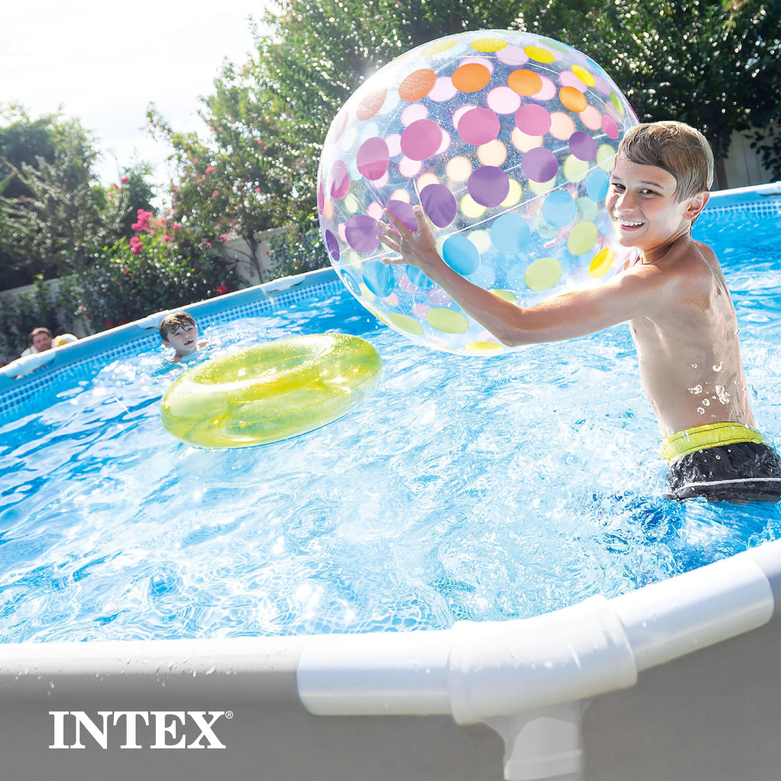 Intex 26701EH Prism Frame 10ft (3.05m) x 30in (76cm) Above Ground Pool Set – 1,185 Gallon (4,486L) Capacity with Filter Pump – Rust & Puncture Resistant, Quick Setup - Image 47