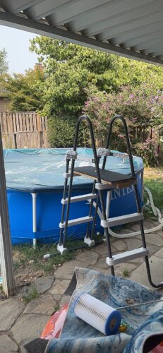 Intex 28211EH Metal Frame Pool Set – 12ft (3.66m) x 30in (76cm) Round Above Ground Swimming Pool with 530 GPH Pump – 1,718 Gallon (6,504L) Capacity – 3-Ply Puncture-Resistant PVC – Rust-Resistant Frame photo review