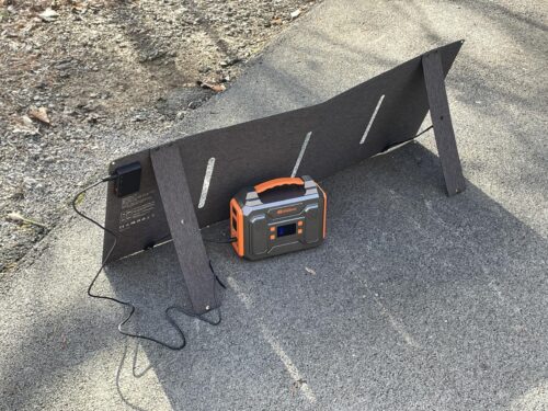 ZeroKor 300W Portable Solar Generator with 60W Foldable Panel – 280Wh Lithium Battery Power Station – Pure Sine Wave 110V AC/DC/USB Outlets – 5.1 lbs (2.3 kg) Lightweight – for RV, Home Backup, Camping photo review