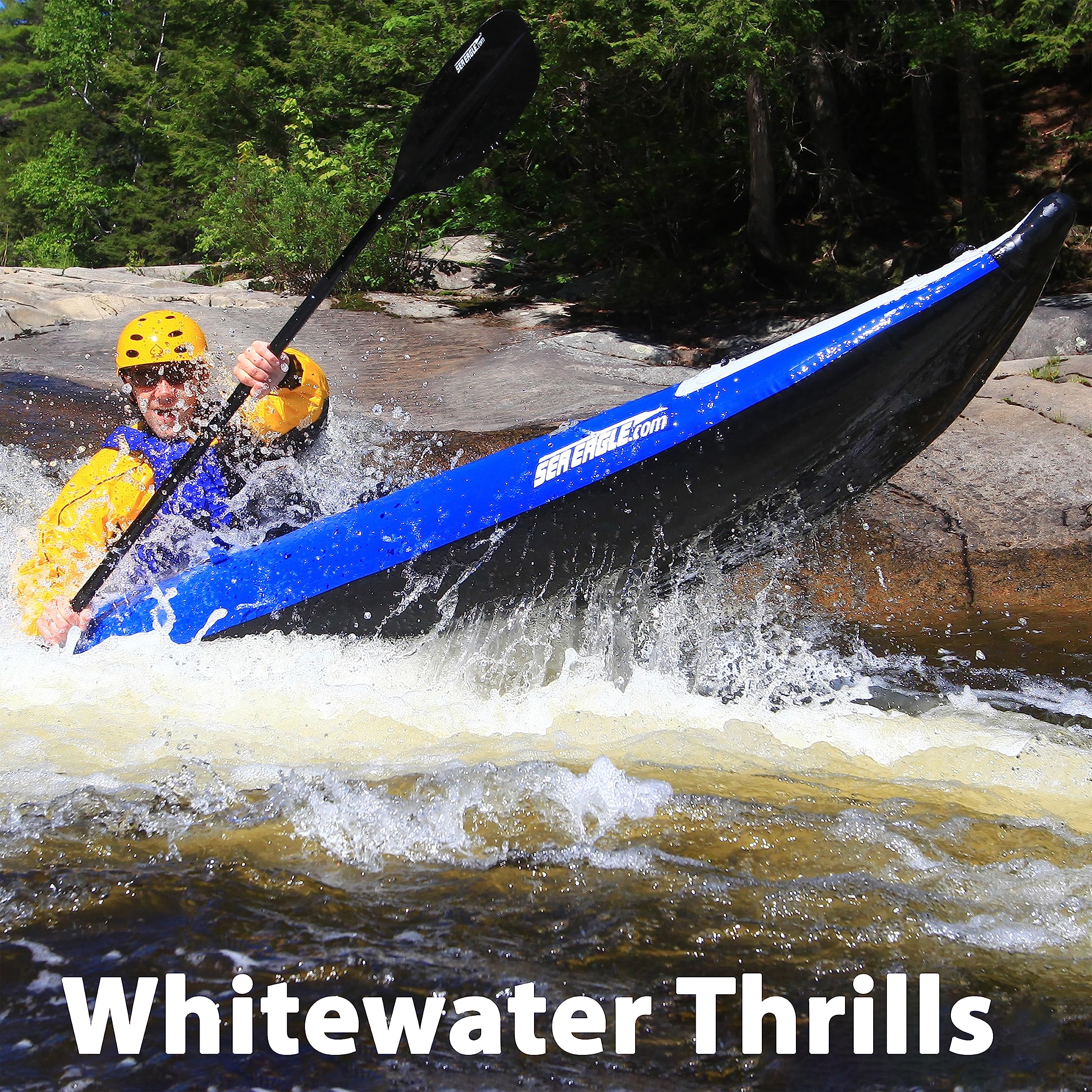 Sea Eagle 380X 12’6″ Explorer Inflatable Kayak – Self-Bailing, Drop-Stitch Floor, Removable Skeg, Whitewater & Touring - Image 18