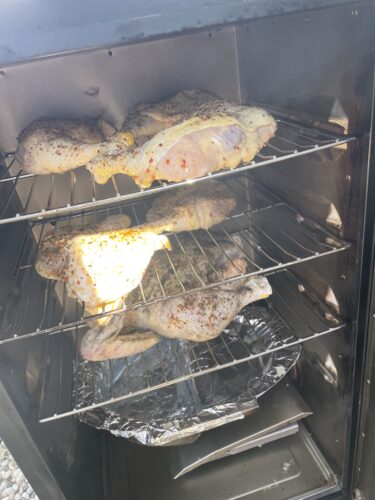 Masterbuilt 30-Inch Digital Electric Vertical Smoker – 710 Sq In Cooking Area, Side Wood Chip Loader, Digital Controls, Chrome Racks & Leg Kit – Model MB20070421, Black photo review