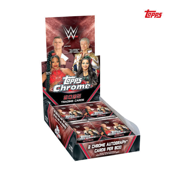 2025 Topps WWE Chrome Hobby Box