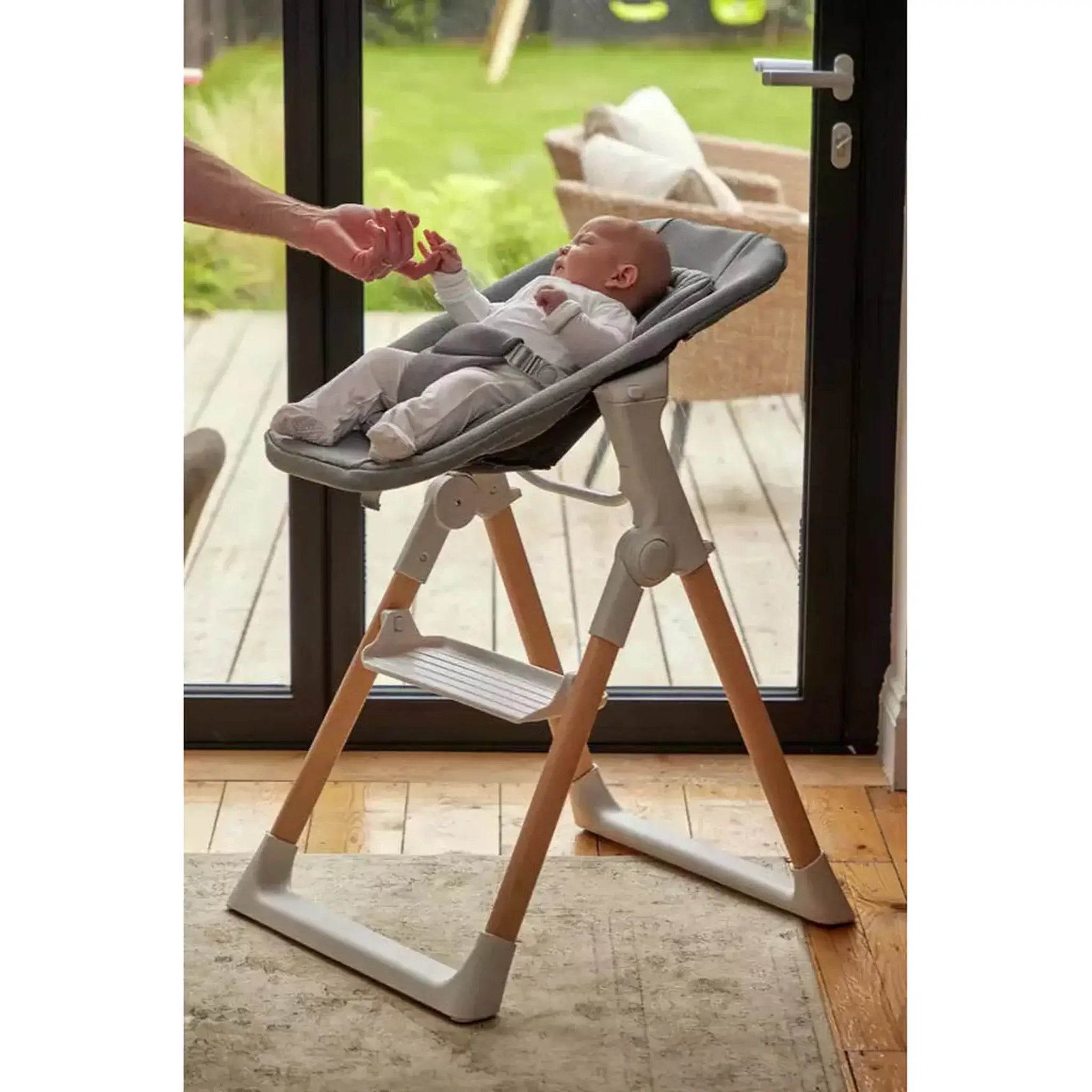 Baby Elegance Mash All in One Highchair Bundle White