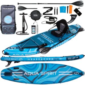 Aqua Spirit Barracuda iSUP/Kayak Inflatable Stand Up Paddle Board 2025