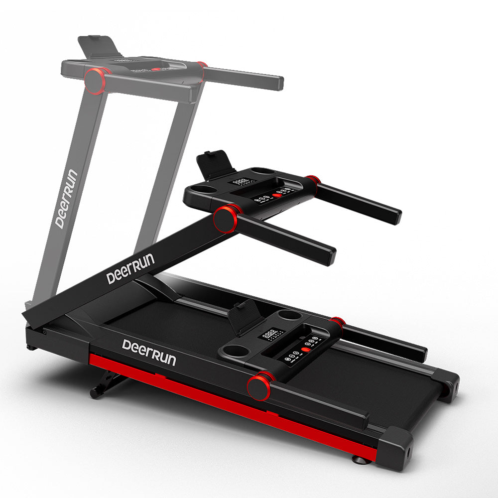 DeerRun A1 Pro Folding Smart Treadmill with 6% Incline - 16 KPH, 158 Kg Capacity