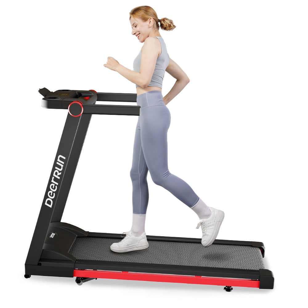 DeerRun A1 Pro Folding Smart Treadmill with 6% Incline - 16 KPH, 158 Kg Capacity