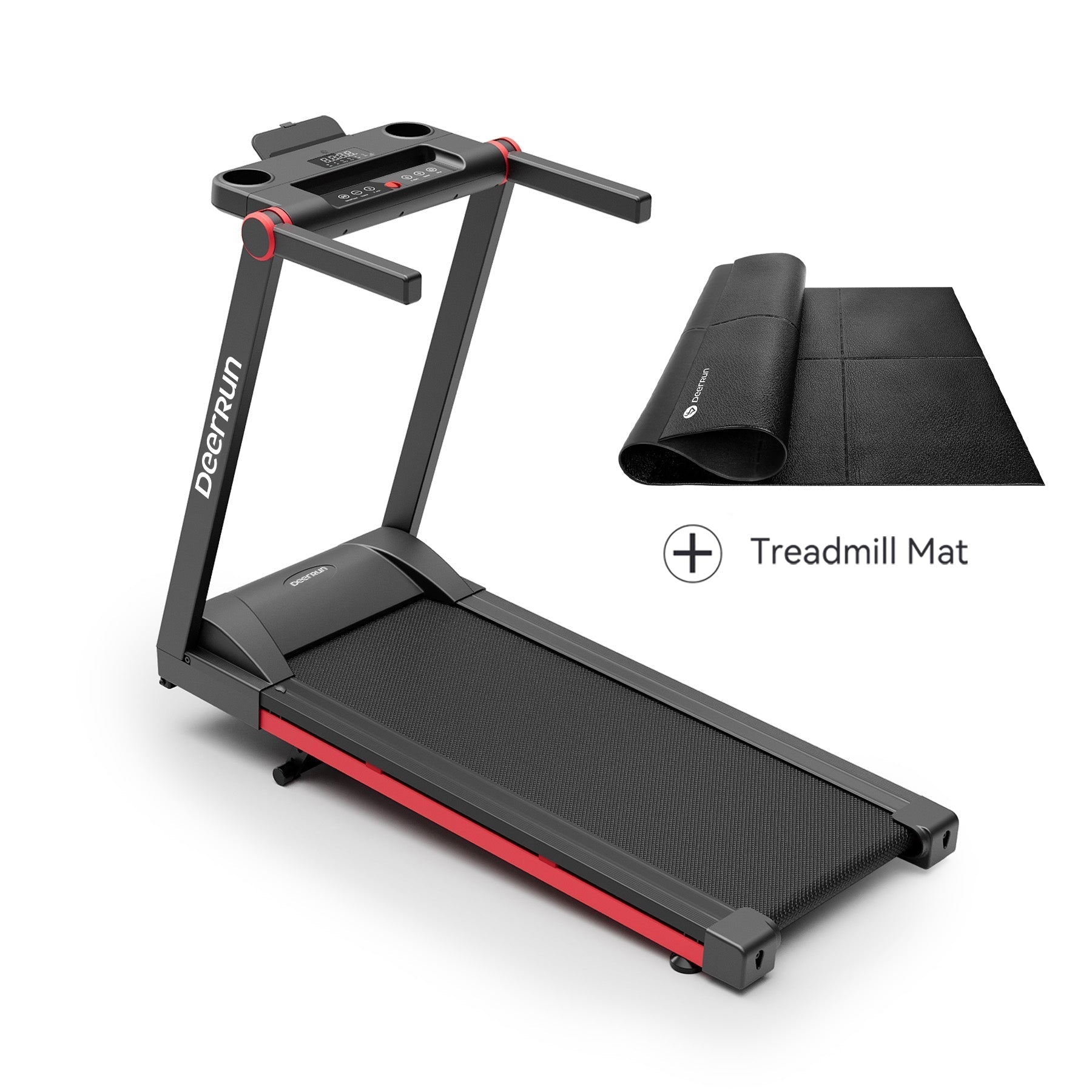 DeerRun A1 Pro Folding Smart Treadmill with 6% Incline - 16 KPH, 158 Kg Capacity