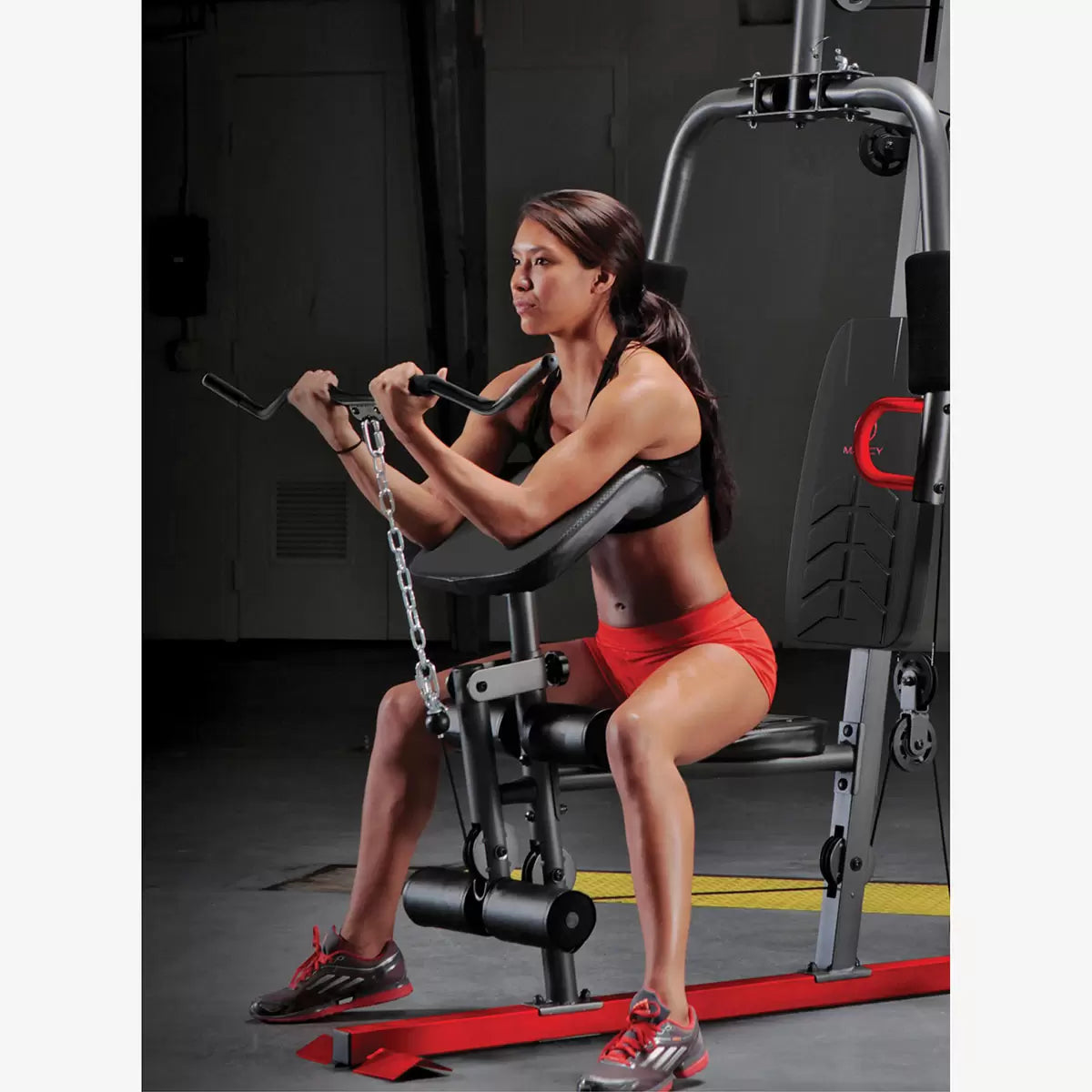 Marcy 68kg (150lb) Stack Home Gym System – Multi-Function Fitness Equipment