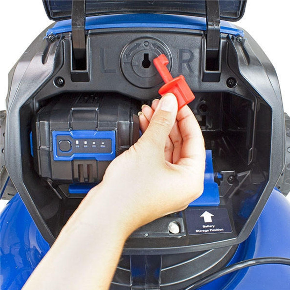 Hyundai HYM40LI420P 40V Brushless 42cm Lawn mower with 1 x 2.5Ah Li-Ion Battery and Charger